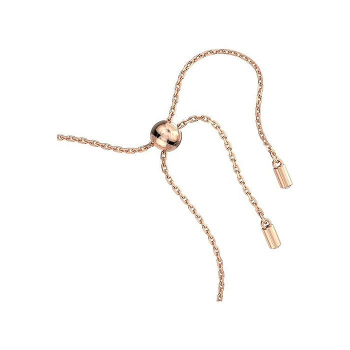 Swarovski Women's Round cut Clear Crystal Rose gold-tone Finish Constella Bracelet - 5636273
