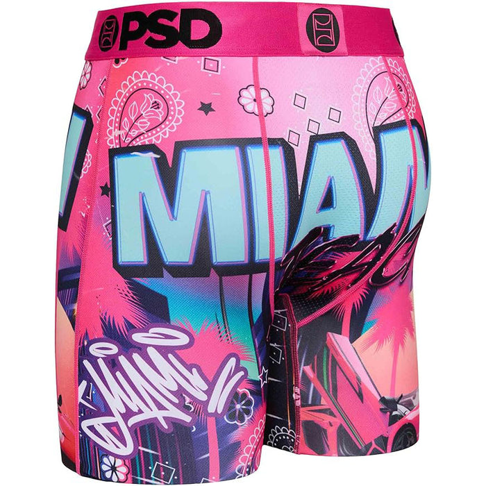 PSD Men's Multicolor Miami Beach Boxer Briefs Large Underwear - 124180048-MUL-L