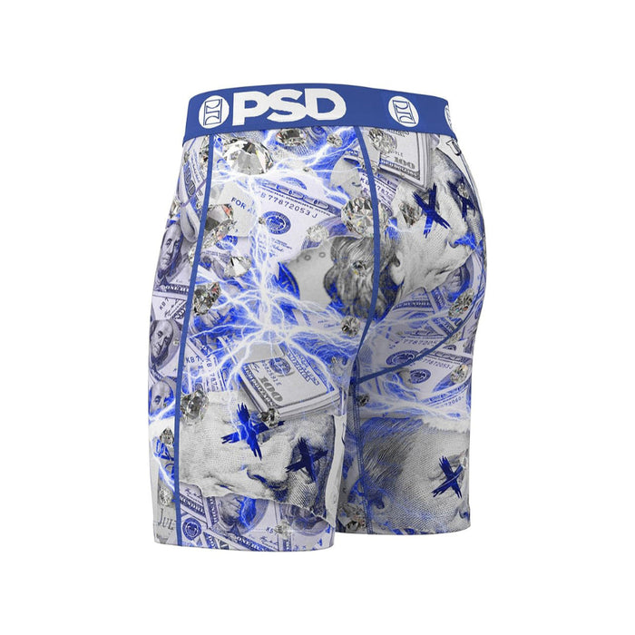 PSD Men's Multicolor Blu Hunned Boxer Briefs Small Underwear - 125180052-MUL-S