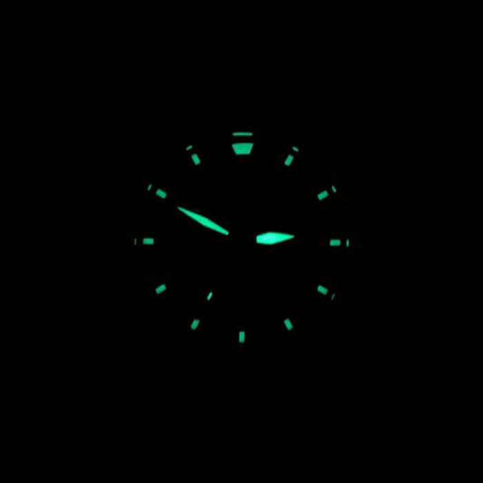 Bertucci Men's Black Dial Black With Olive Pro-Stripe™ Nylon Band Analog Solar 41 MM Titanium Field Watch - 12900