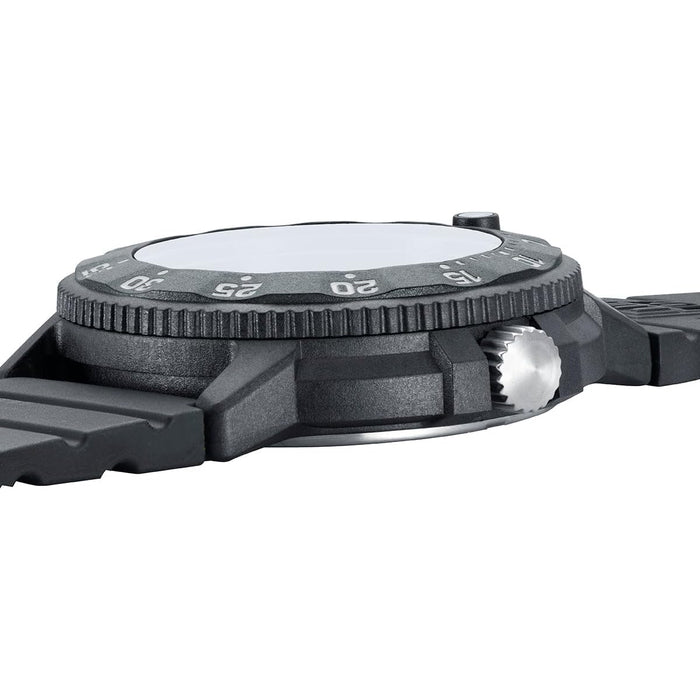 Luminox Men's White Dial Black Rubber Band Navy Seal Quartz Watch - XS.3007.EVO.S