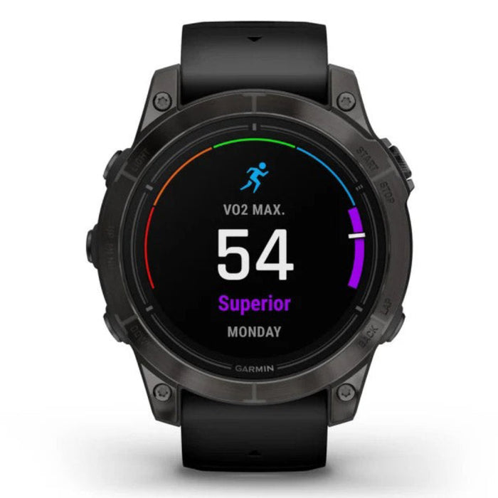 Garmin epix Pro (Gen 2) 47mm Black Advanced Training Technology Built-in Flashlight High Performance Smartwatch - 010-02803-00