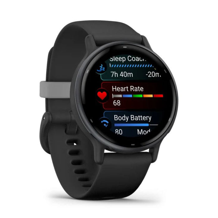 Garmin vivoactive 5 Black Health and Fitness with AMOLED Display Up to 11 Days of Battery Life GPS Smartwatch - 010-02862-10