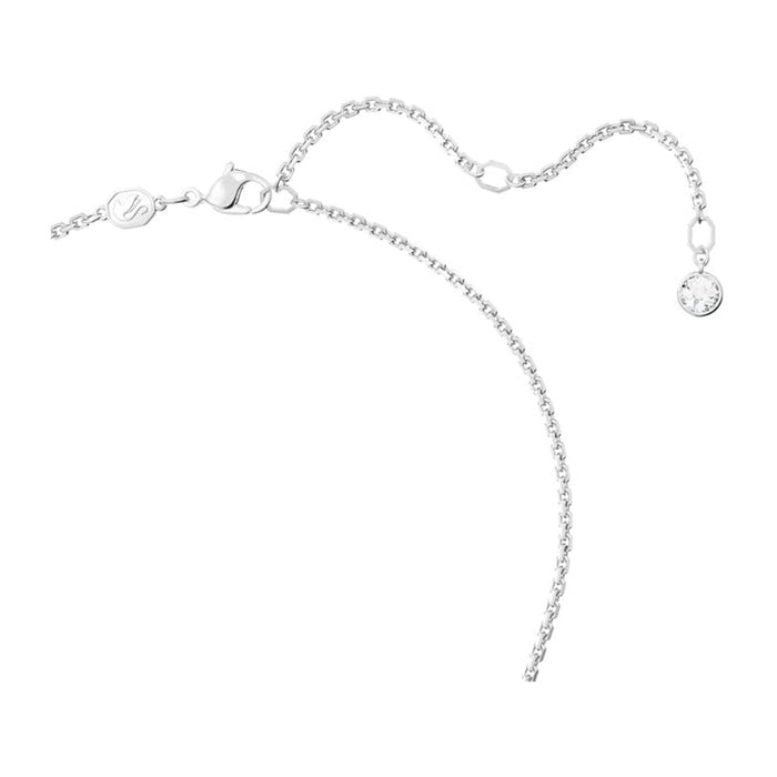 Swarovski Women's White Rhodium Finished Disney Mickey Mouse Pendant Necklace - 5669116