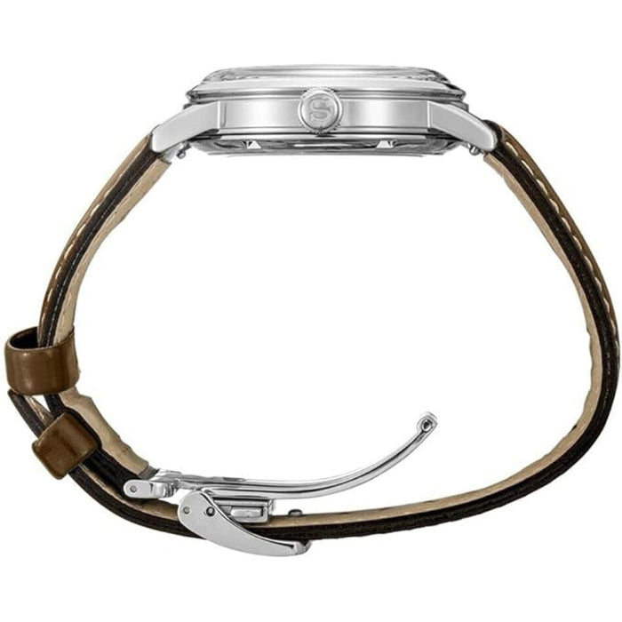 Seiko ‎Men's Rich Green Dial Brown Leather Band Analoge Quartz Watch - SRPE45