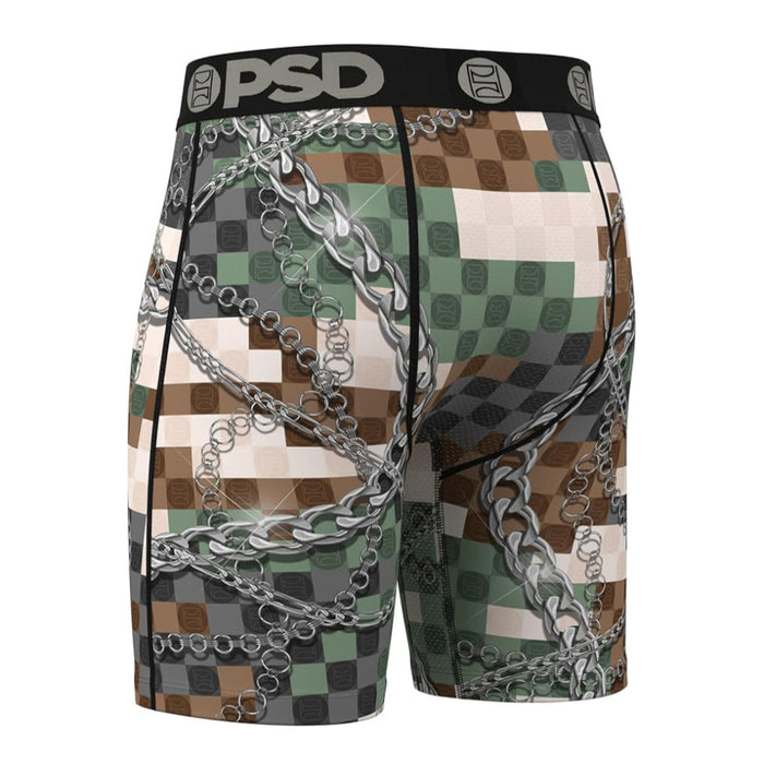 PSD Men's Multicolor Army Boxer Briefs Medium Underwear - 324180048-MUL-M