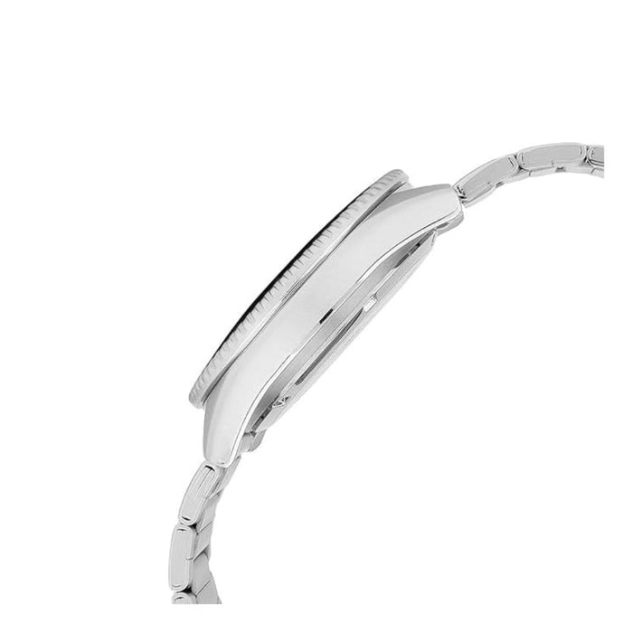 Casio Men's Black Dial Silver Stainless Steel Band Analog Quartz Watch - MDV-107D-1A1VDF