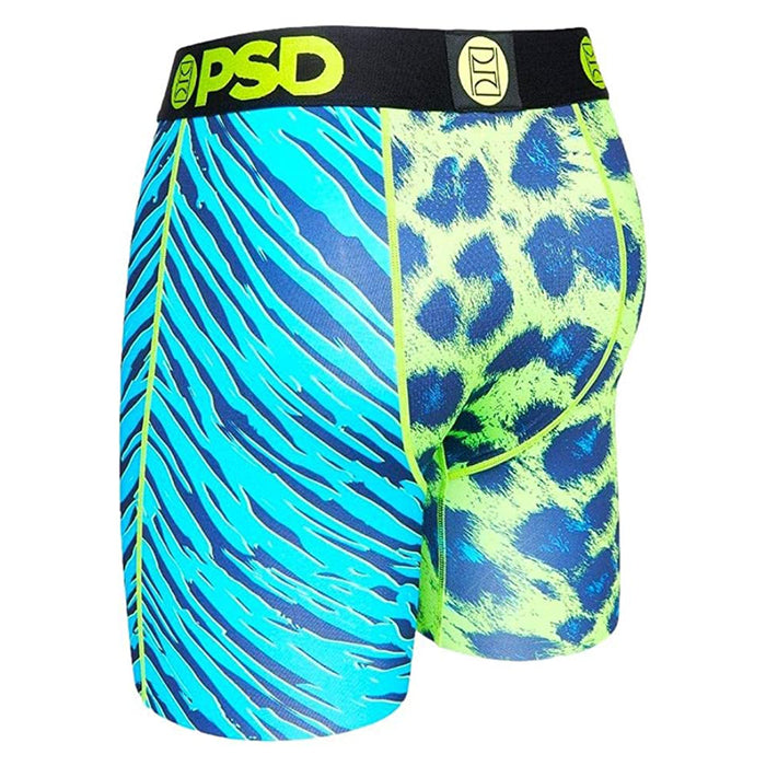 PSD Men's Warface Neon Cats Blue Boxer Briefs Extra Large Underwear - 122180003-BLU-XL
