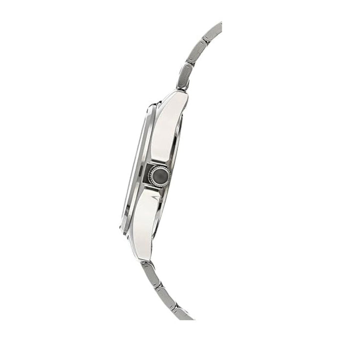 Casio Men's Silver Dial Silver Stainless Steel Band Analog Japanese Quartz Watch - MTP-1239D-7ADF