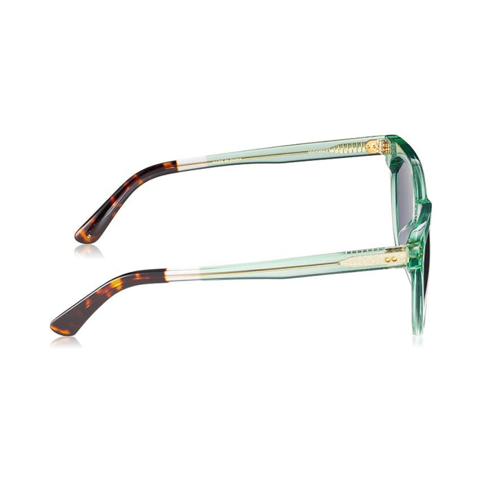 TOMS Women's Jade Crystal Frame Dark Grey Lens Round Sunglasses - 10019992