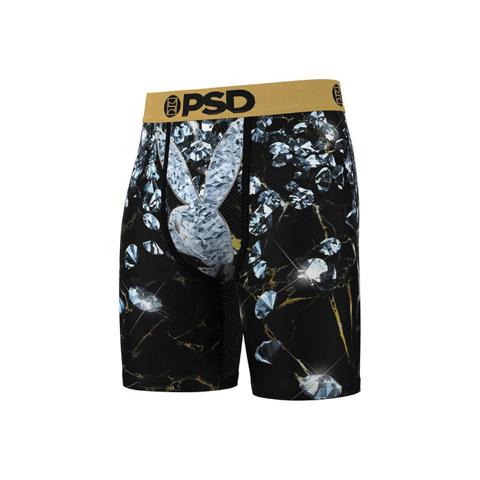 PSD Men's Multicolor Playboy Lux 3 Pack Boxer Briefs Extra Large Underwear - 424180109-MUL-XL