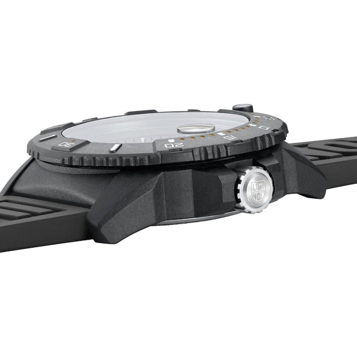 Luminox Men's Blue Dial Black Rubber Band Analogue Navy Seal Diver Quartz Watch - XS.3602.NSF