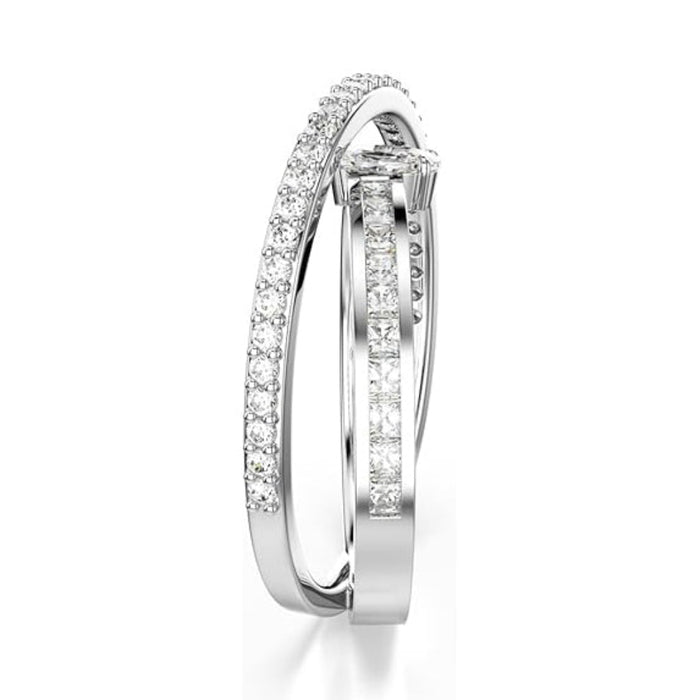 Swarovski Women's Clear Cubic Zirconia Size 9 Hyperbola Ring - 5691232