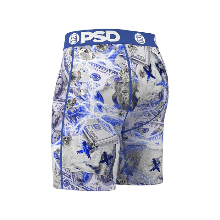 PSD Men's Multicolor Blu Hunned Boxer Briefs Large Underwear - 125180052-MUL-L