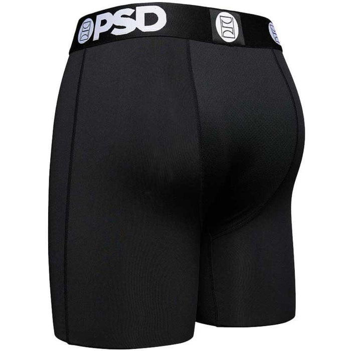 PSD Men's Solids Black Boxer Briefs Underwear - 321180118-BLK