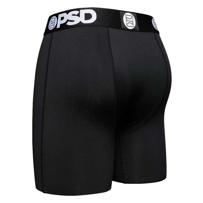 PSD Men's Black Solid Boxer Briefs Large Underwear - 321180118-MUL-L