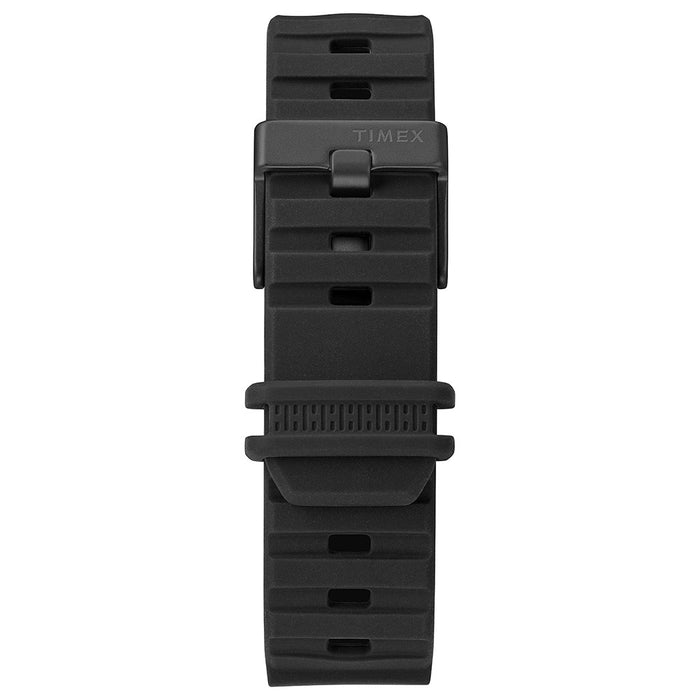 Timex Men's Command Black Dial Blue Silicone Band Quartz Watch - TW5M26100
