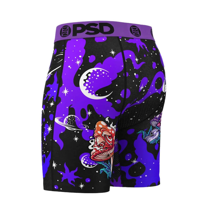 PSD Men's Multicolor Spaced Shrooms Boxer Briefs Extra Large Underwear - 424180090-MUL-XL