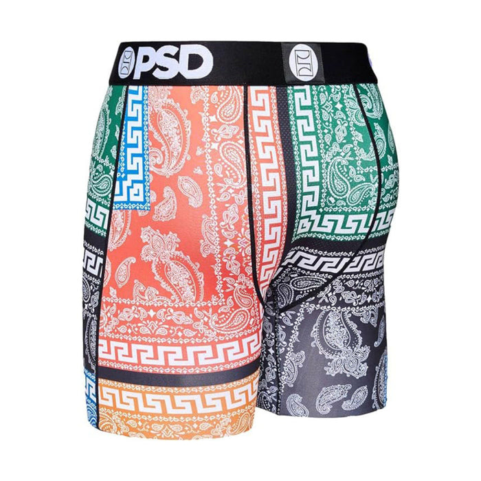 PSD Men's Multicolor Rich Meander Lux Boxer Briefs Extra Large Underwear - 322180041-MUL-XL