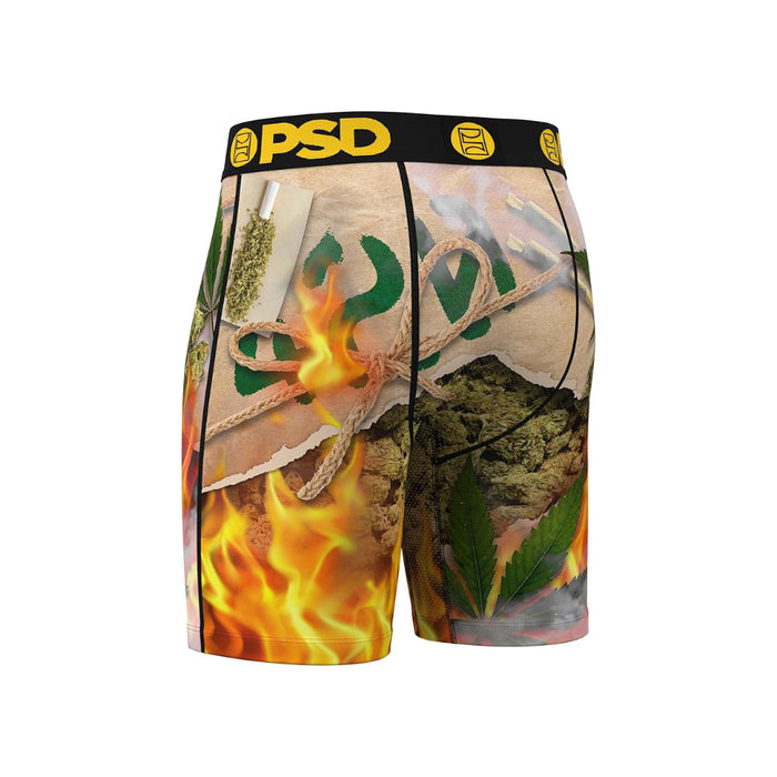 PSD Men's Multicolor Burn Em Up Boxer Briefs Large Underwear - 125180100-MUL-L