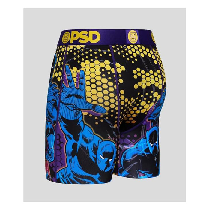 PSD Men's Multicolor Black Panther Boxer Briefs Small Underwear - 224180145-MUL-S