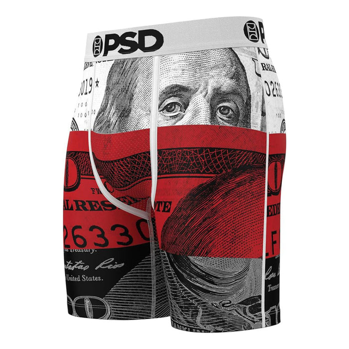 PSD Men's Multicolor Supportive With Moisture-Wicking Fabric Luxury Print Boxer Briefs Medium Underwear - 224180220-MUL-M
