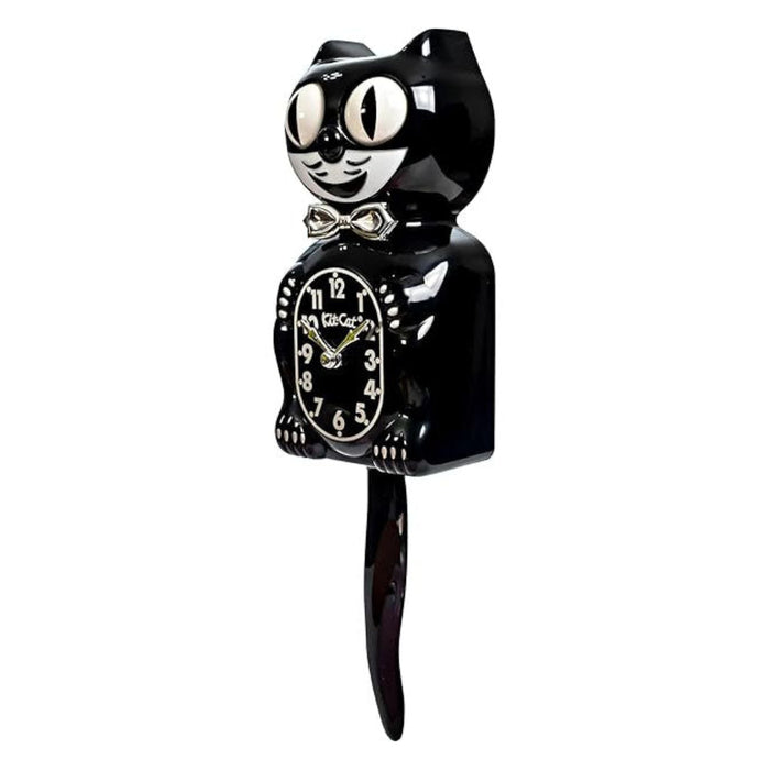 Kit Cat Klock Kid Retro Black Wall Clock - BC-1-RK