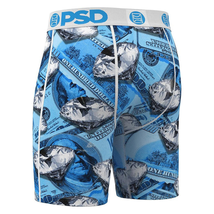 PSD Men's Multicolor Blue Fortune Boxer Briefs Small Underwear - 425180029-MUL-S