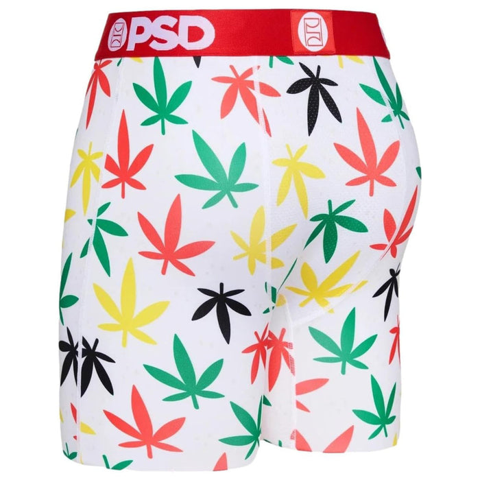 PSD Men's Multicolor Rasta Boxer Briefs Underwear - 124180034-MUL