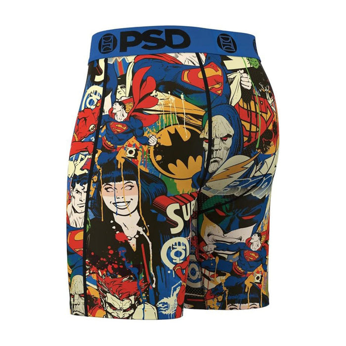 PSD Men's Multicolor Dc Squad Boxer Briefs Extra Large Underwear - 424180032-MUL-XL
