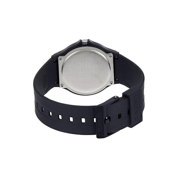 Casio Unisex Black Dial Resin Band Analog Quartz Watch - MW-59-1BDVF