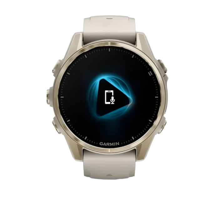 Garmin fēnix 8 Unisex Soft Gold with Dark Sandstone Band Amoled Sapphire Long-Lasting Battery Life Dive-Rated Built-in LED Flashlight 43 Millimeters Premium Multisport GPS Smartwatch - 010-02903-10