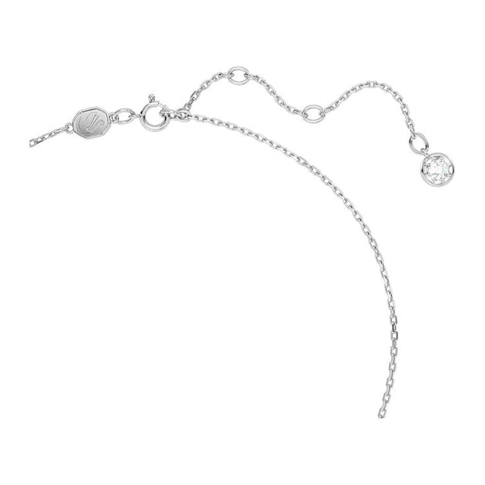 Swarovski Women's Yellow Square-Cut Stone and Crystals in a Rhodium-Finished Setting November Birthstone Pendant Necklace - 5651792