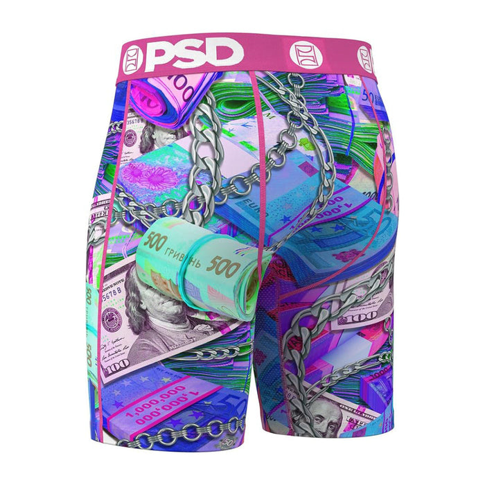 PSD Men's Multicolor World Stackz Boxer Briefs Medium Underwear - 324180038-MUL-M