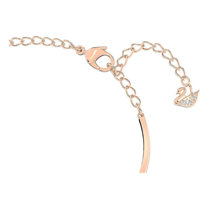 Swarovski Women's Clear Crystals And Lobster Clasp With A Rose-Gold Tone Plated Hyperbola Bangle Bracelet - 5518869