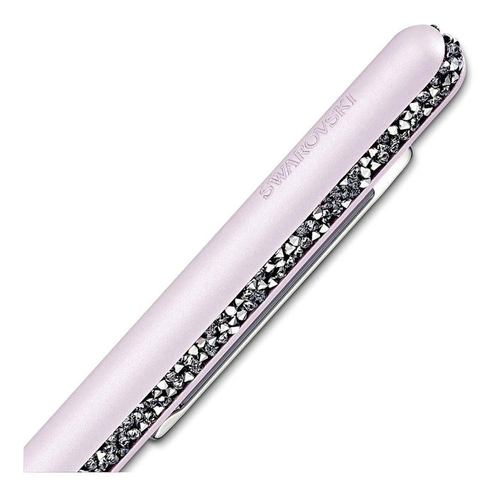 Swarovski Women's Black Ink With Pink Crystals And Rose Gold Tone Bath Ballpoint Pen - 5595668
