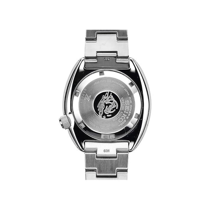 Seiko Prospex Men's Blue Dial Silver-tone Stainless Steel Band Analog Automatic Watch - SRPE99