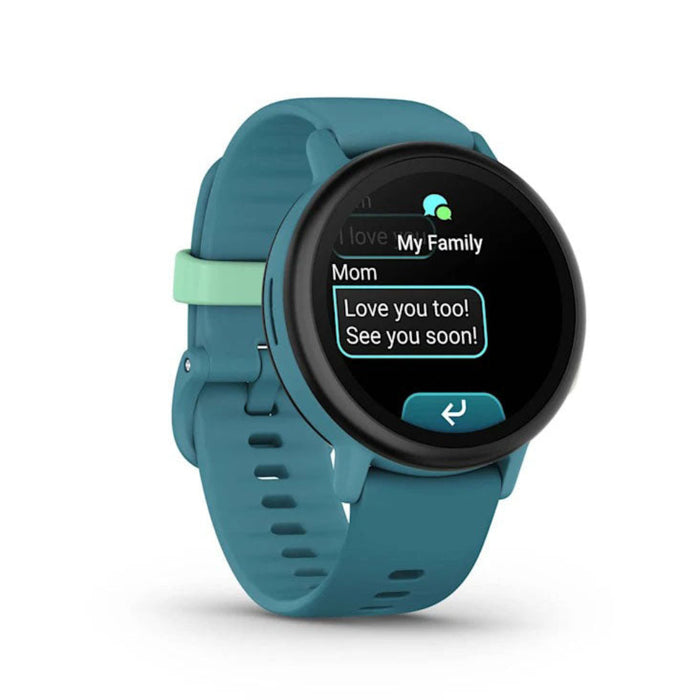 Garmin Bounce™ 2 Kid's Turquoise Calling Messaging And Location Tracking Features Smartwatch - 010-03399-02