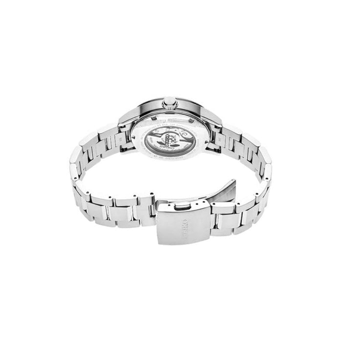 Seiko Men's Blue Dial Silver Stainless Steel Band Analog Automatic Watch - SPB249