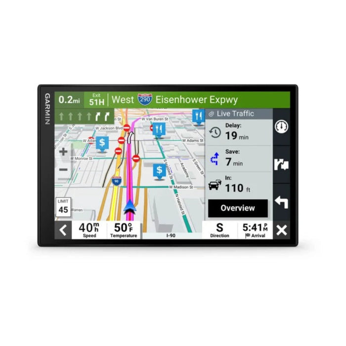 Garmin DriveSmart 86 Unisex Black Bright Crisp High-Resolution Maps And Garmin Voice Assist 8-Inch Car GPS Navigator - 010-02471-00