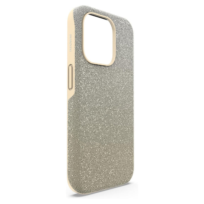 Swarovski Part of the High Collection Unisex Gold-Tone Ombre Crystals High Smartphone Apple iPhone 15 Pro Case - 5680856
