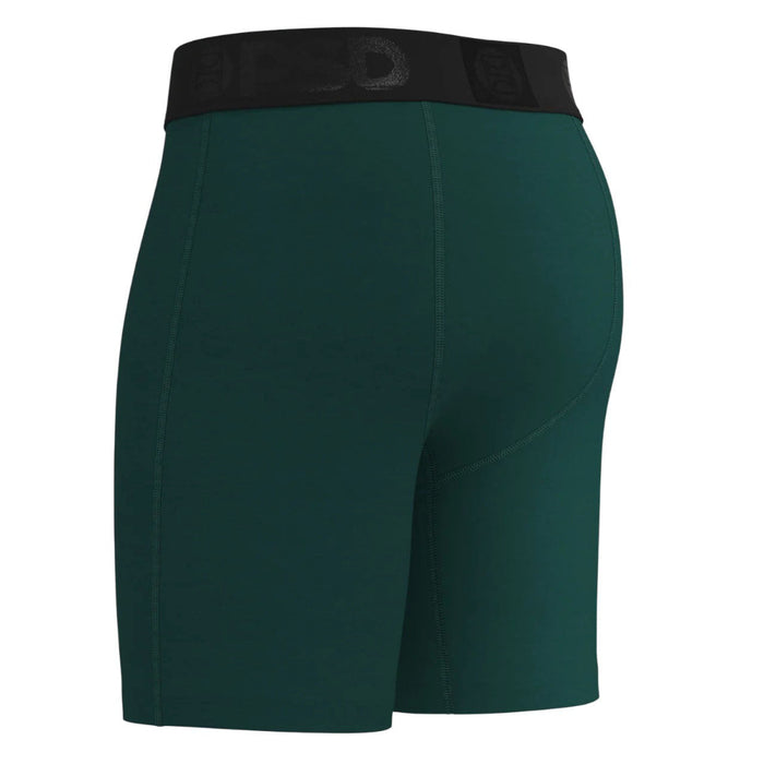 PSD Men's Deep Green Solid Luxe Modal Boxer Briefs Medium Underwear - 325180099-GRN-M