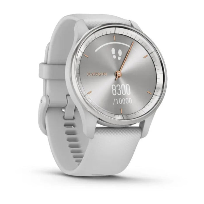 Garmin Vivomove Trend Mist Gray Dial Long-Lasting Battery Life Dynamic Watch Hands and Touchscreen Display Stylish Hybrid Smartwatch - 010-02665-03