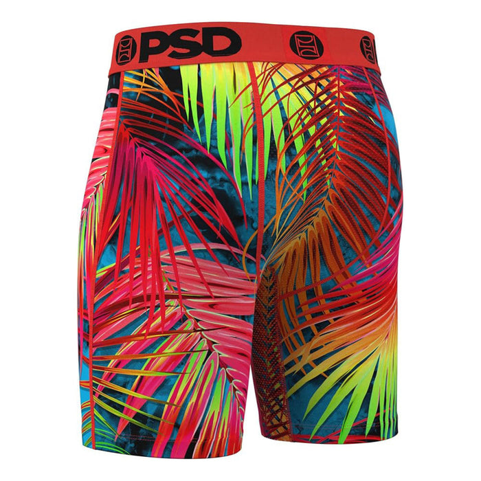 PSD Men's Multicolor Mystic Palms Boxer Briefs Large Underwear - 425180039-MUL-L