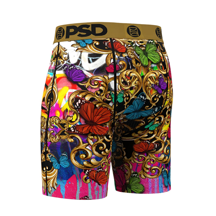 PSD Men's Multicolor Luxury Print Boxer Briefs Extra Large Underwear - 424180060-MUL-XL