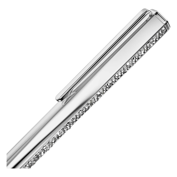 Swarovski Unisex Silver Tone Chrome Plated Crystal Shimmer Ballpoint Pen - 5668056