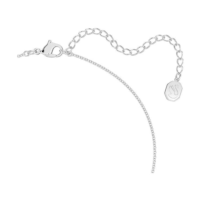 Swarovski Women's Blue Crystals in a Rhodium Tone Finished Setting Lilia Butterfly Necklace - 5662181