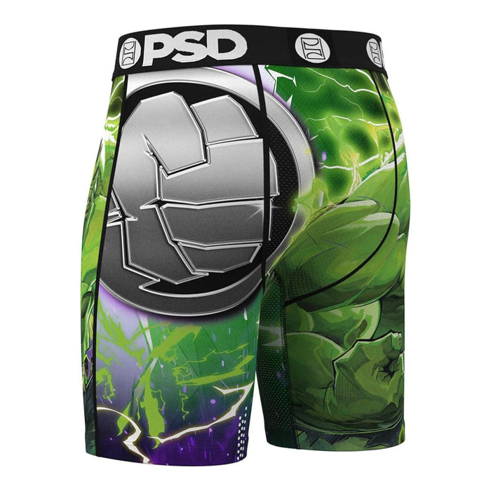 PSD Men's Multicolor Marvel Hulk Silver Boxer Briefs Extra Large Underwear - 425180116-MUL-XL