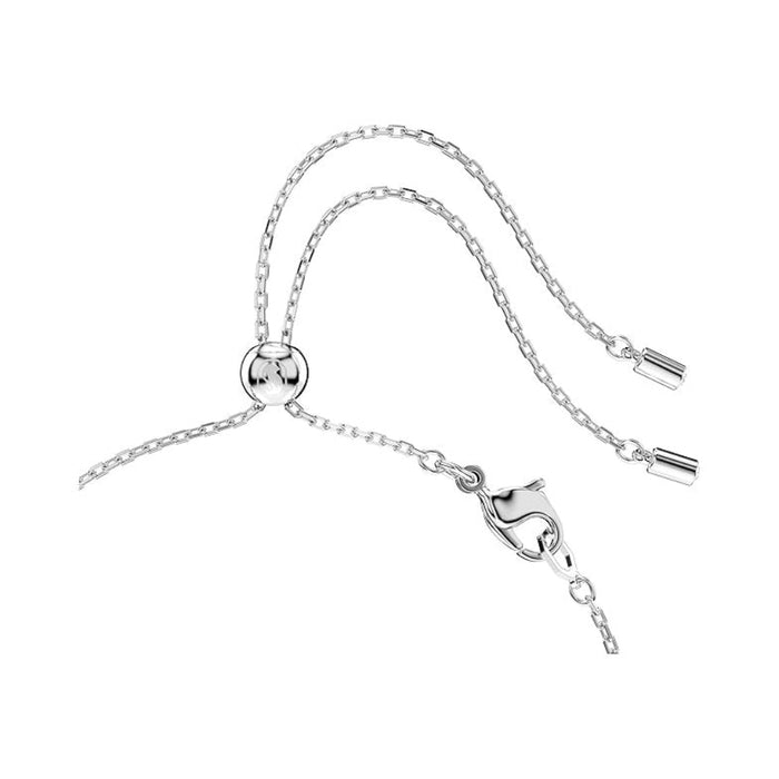 Swarovski Women's Flower Pendant with Yellow and Clear Mixed-Cut Stones in a Rhodium-Finished Setting Idyllia Pendant Necklace - 5679939
