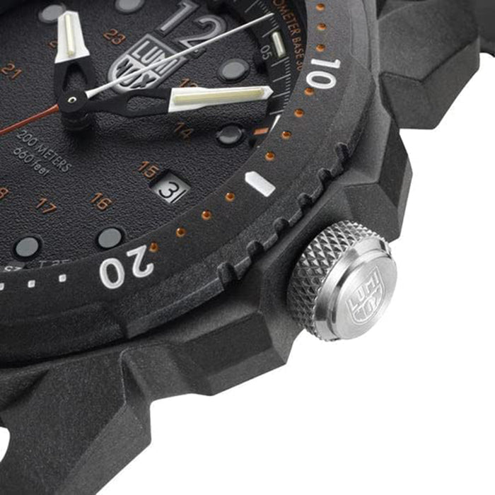 Luminox Men's Black Dial Rubber Band Ice-SAR Arctic Swiss Quartz Watch - XL.1052